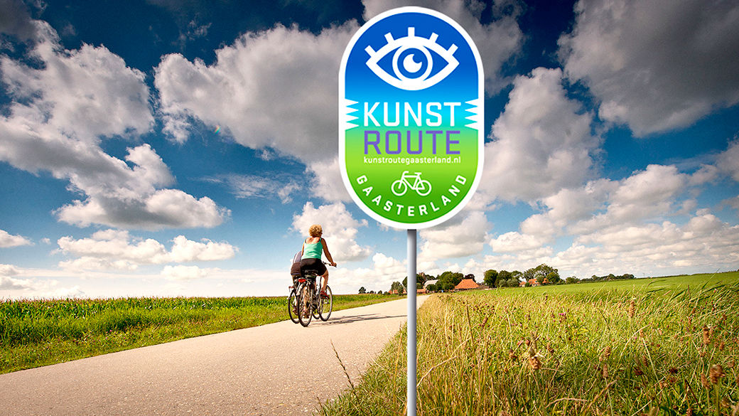 kunstroute gaasterland per fiets